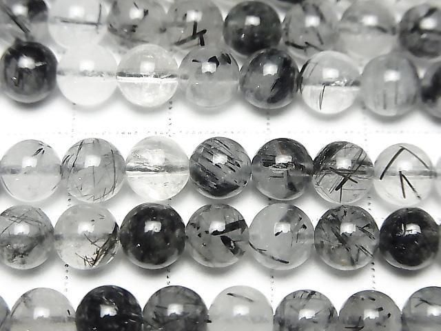 [Video] Tourmaline Quartz AA++ Round 6mm 1strand beads (approx. 15 inches/37 cm)
