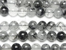[Video] Tourmaline Quartz AA++ Round 6mm 1strand beads (approx. 15 inches/37 cm)