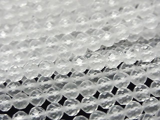 [Video] High Quality! Crystal AAA- 32 Faceted Round 4mm 1strand beads (approx. 15 inch/36 cm)