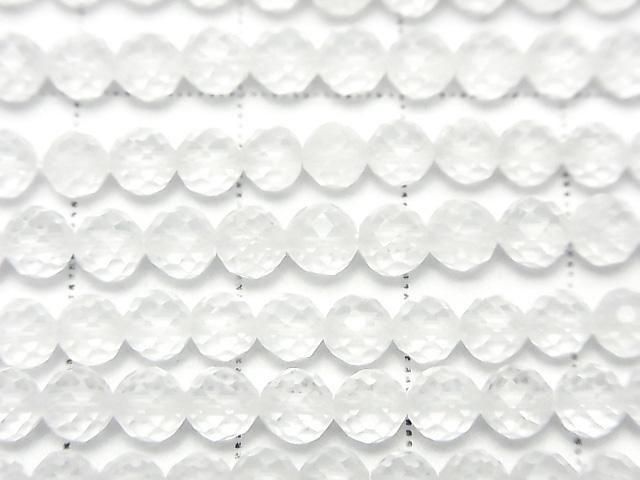 [Video] High Quality! Crystal AAA- 32 Faceted Round 4mm 1strand beads (approx. 15 inch/36 cm)