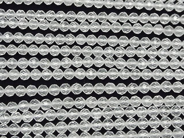 [Video] High Quality! Crystal AAA- 32 Faceted Round 4mm 1strand beads (approx. 15 inch/36 cm)