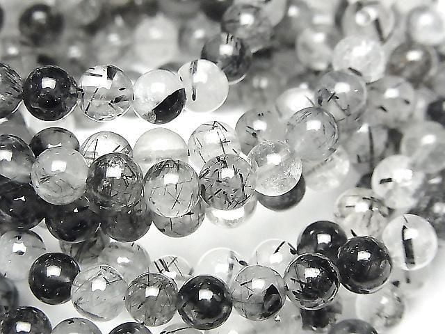 [Video] Tourmaline Quartz AA++ Round 6mm Bracelet