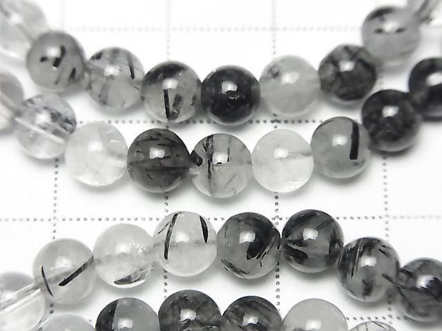 [Video] Tourmaline Quartz AA++ Round 6mm Bracelet