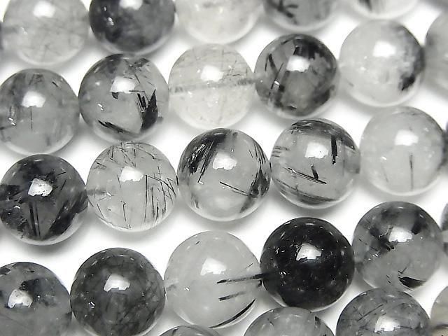 [Video] Tourmaline Quartz AA++ Round 10mm half or 1strand beads (approx. 15 inches/36 cm)