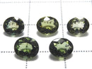 [Video][One of a kind] High Quality Green Tourmaline AAA Loose Stone Faceted 5pcs Set NO.1