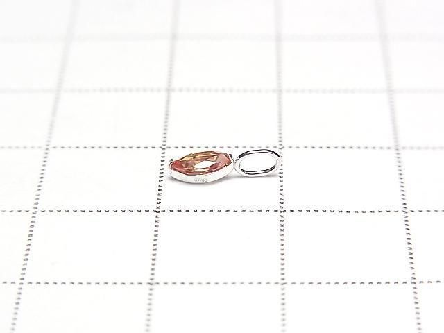[Video][Japan] High Quality Orange Sapphire AAA Marquise Faceted 5x2.5mm Pendant [K10 White Gold] 1pc