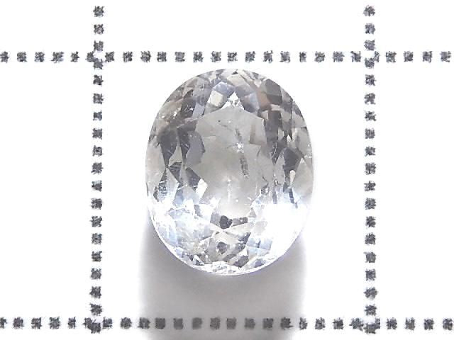 [Video][One of a kind] High Quality Colorless Apatite Loose Stone Faceted 1pc NO.7