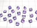 [Video] High Quality Color-Changing Fluorite AAA Loose Stone Square Faceted 5x5mm 2pcs