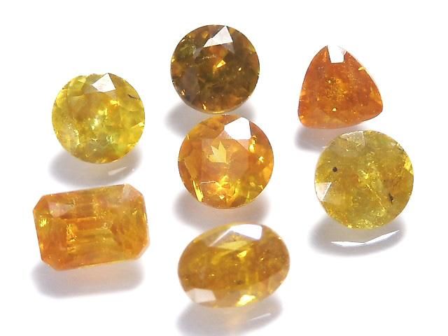 [Video][One of a kind] High Quality Sphalerite AAA Loose Stone Faceted 7pcs Set NO.25