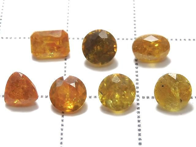 [Video][One of a kind] High Quality Sphalerite AAA Loose Stone Faceted 7pcs Set NO.25