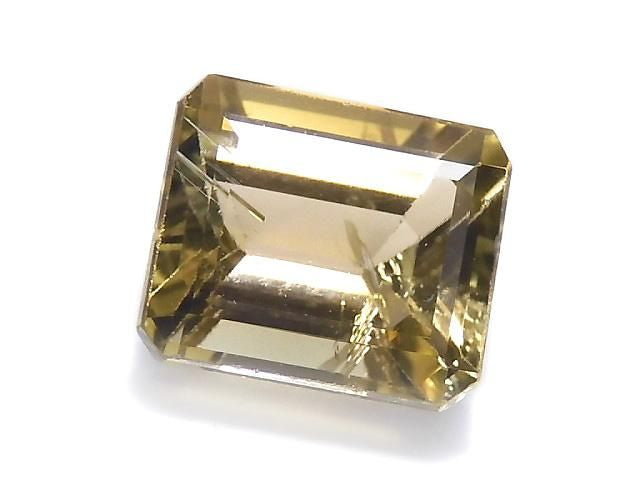 [Video][One of a kind] High Quality Yellow Zoisite Loose Stone Faceted 1pc NO.4
