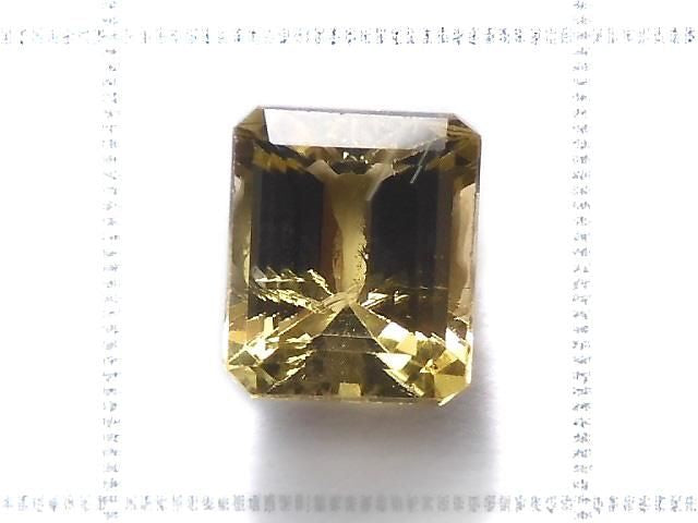 [Video][One of a kind] High Quality Yellow Zoisite Loose Stone Faceted 1pc NO.4