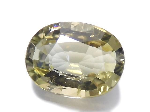 [Video][One of a kind] High Quality Yellow Zoisite Loose Stone Faceted 1pc NO.5