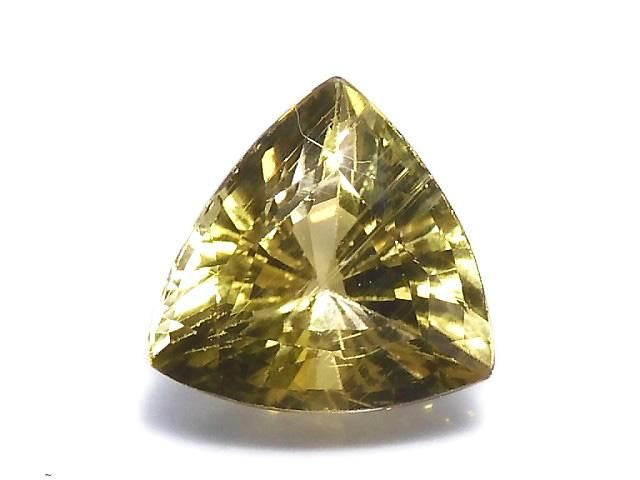 [Video][One of a kind] High Quality Yellow Zoisite Loose Stone Faceted 1pc NO.7