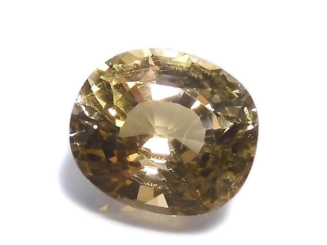 [Video][One of a kind] High Quality Yellow Zoisite Loose Stone Faceted 1pc NO.8