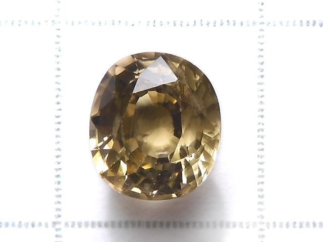 [Video][One of a kind] High Quality Yellow Zoisite Loose Stone Faceted 1pc NO.8