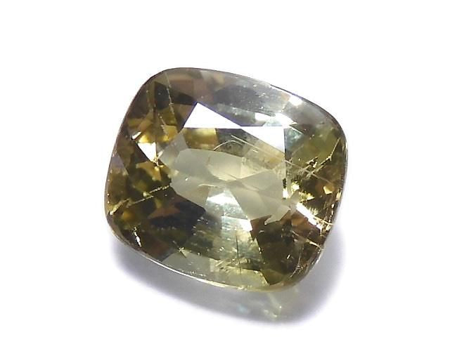 [Video][One of a kind] High Quality Yellow Zoisite Loose Stone Faceted 1pc NO.9