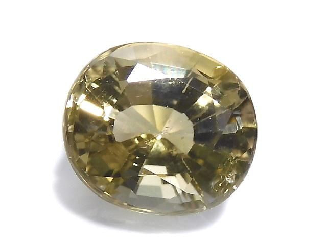 [Video][One of a kind] High Quality Yellow Zoisite Loose Stone Faceted 1pc NO.11