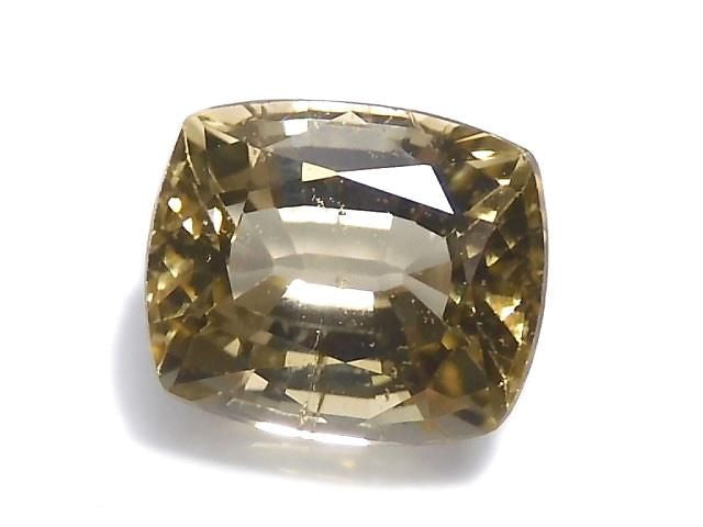 [Video][One of a kind] High Quality Yellow Zoisite Loose Stone Faceted 1pc NO.12