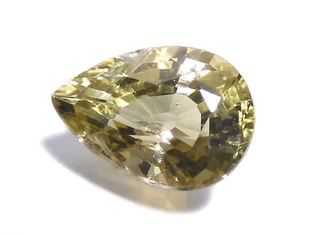 [Video][One of a kind] High Quality Yellow Zoisite Loose Stone Faceted 1pc NO.14