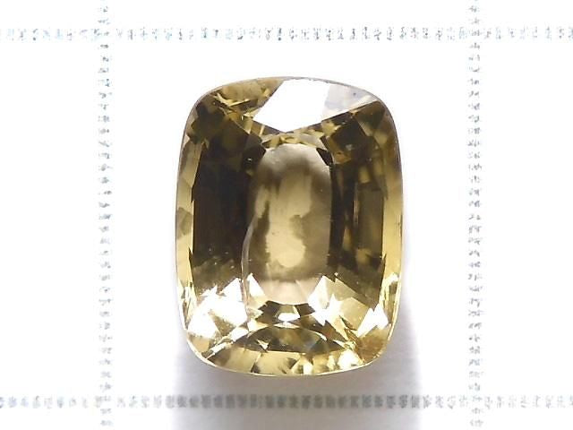 [Video][One of a kind] High Quality Yellow Zoisite Loose Stone Faceted 1pc NO.15