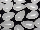 [Video] White Jade Pear Shape (Smooth) 20x12mm 2pcs
