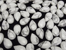 [Video] Howlite Magnesite Pear Shape (Smooth) 20x12mm 2pcs