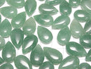 [Video] Green Aventurine Pear Shape (Smooth) 20x12mm 2pcs