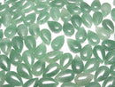 [Video] Green Aventurine Pear Shape (Smooth) 20x12mm 2pcs
