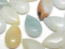 [Video] Amazonite AA Pear Shape (Smooth) 20x12mm 2pcs