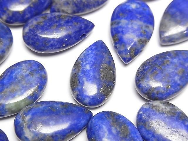 [Video] Lapislazuli AA Pear shape (Smooth) 20x12mm 2pcs