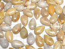 [Video] Fossil Coral Pear Shape (Smooth) 20x12mm 2pcs