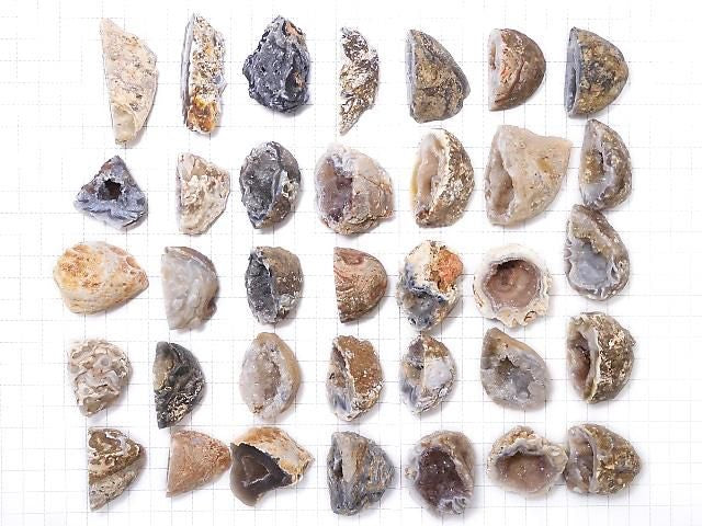 [Video][One of a kind] Agate Geode 35pcs Set NO.4