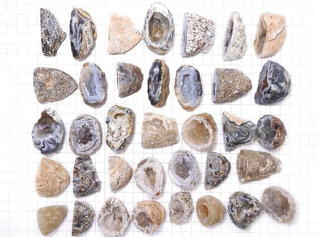 [Video][One of a kind] Agate Geode 36pcs Set NO.5