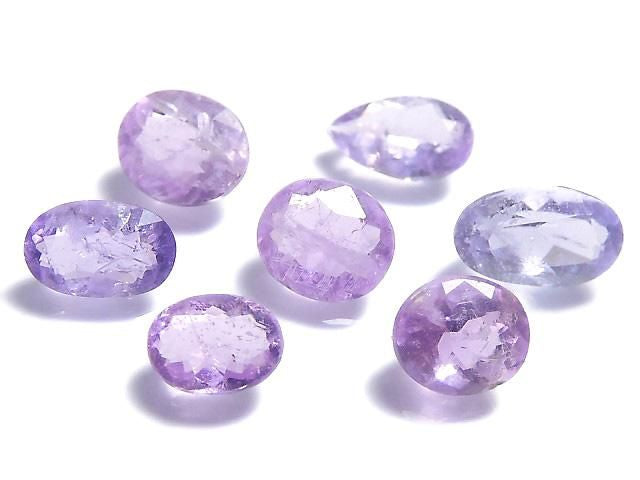 [Video][One of a kind] Hackmanite Loose Stone Faceted 7pcs Set NO.15