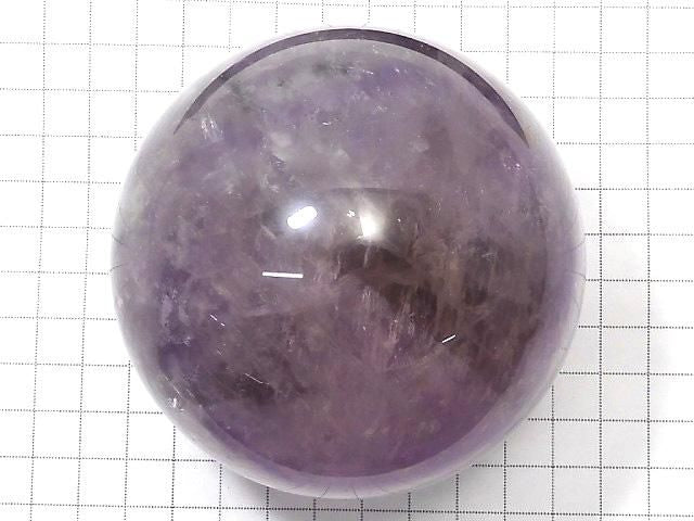 [Video][One of a kind] Striped Amethyst Sphere, Round 87mm 1pc NO.2