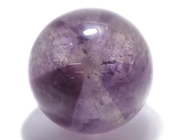 [Video][One of a kind] Striped Amethyst Sphere, Round 87mm 1pc NO.2