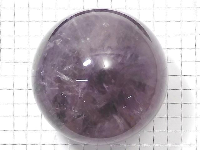 [Video][One of a kind] Striped Amethyst Sphere, Round 84mm 1pc NO.3