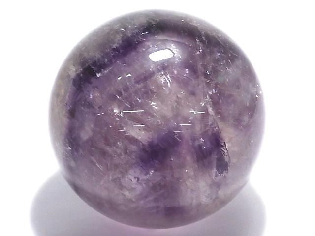 [Video][One of a kind] Striped Amethyst Sphere, Round 84mm 1pc NO.3