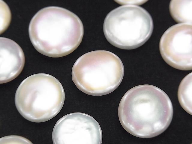 [Video] Fresh Water Pearl AA++ Loose Stone Coin 11-13mm White 3pcs
