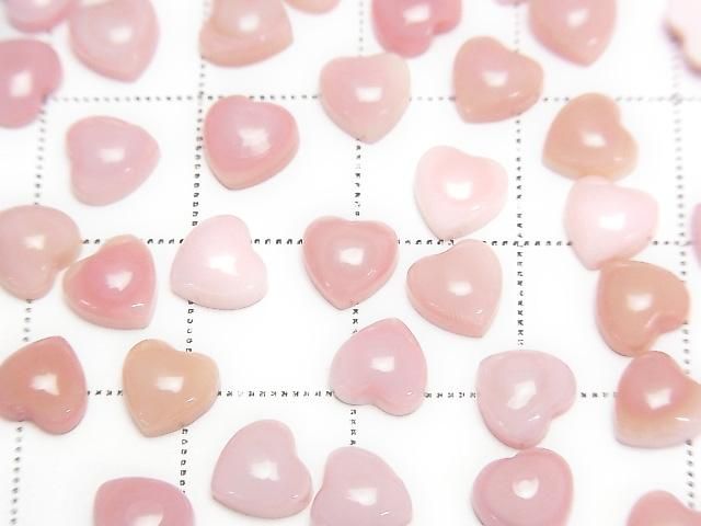 [Video] Queen Conch Shell AAA Heart Cabochon 6x6mm 2pcs