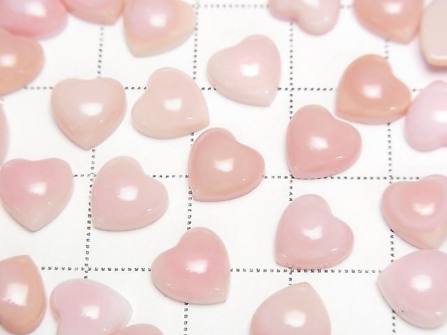 [Video] Queen Conch Shell AAA Heart Cabochon 8x8mm 2pcs