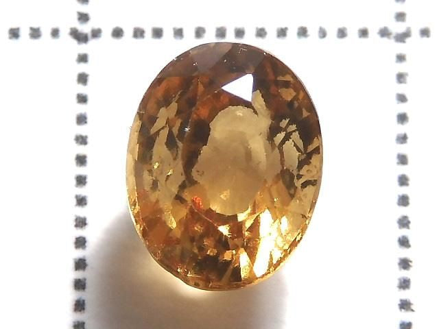 [Video][One of a kind] High Quality Hessonite Garnet AAA- Loose stone Faceted 1pc NO.7