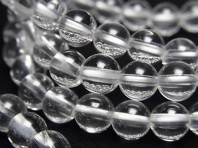 [Video] Crystal Quartz AAA Round 7mm Bracelet