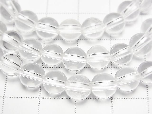 [Video] Crystal Quartz AAA Round 7mm Bracelet