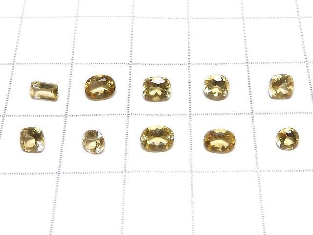 [Video][One of a kind] High Quality Chondrodite Loose Stone Faceted 10pcs Set NO.18