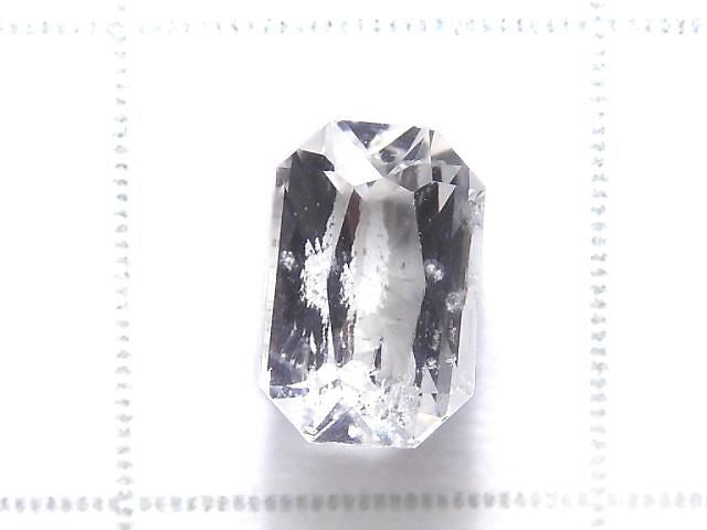 [Video][One of a kind] High Quality Colorless Enstatite Loose Stone Faceted 1pc NO.11