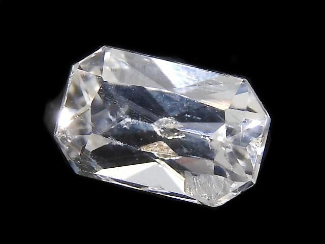 [Video][One of a kind] High Quality Colorless Enstatite Loose Stone Faceted 1pc NO.14