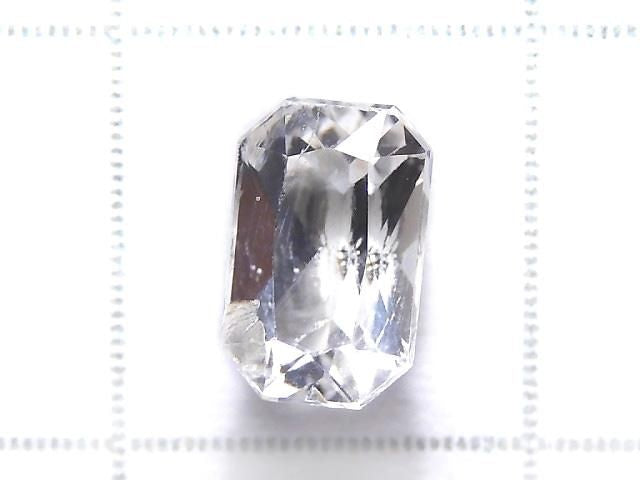 [Video][One of a kind] High Quality Colorless Enstatite Loose Stone Faceted 1pc NO.14