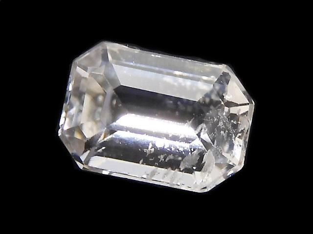[Video][One of a kind] High Quality Colorless Enstatite Loose Stone Faceted 1pc NO.15